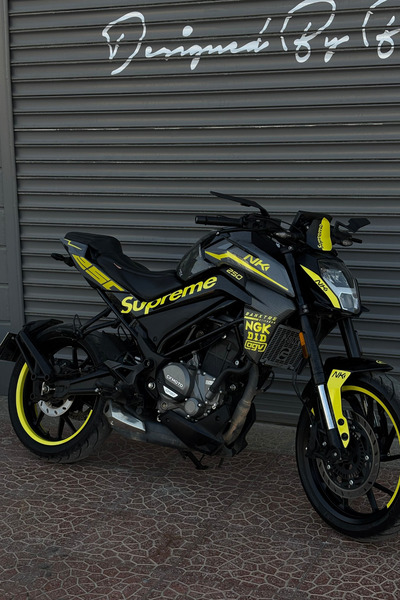 Banxtre مجموعة ملصقات ديكور كاملة فائقة الجودة (يمين ويسار) لـ CFMOTO NK250