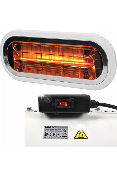 VOREL by YATO Lampă radiantă cu infraroșu Yato 2000W, cu strălucire redusă