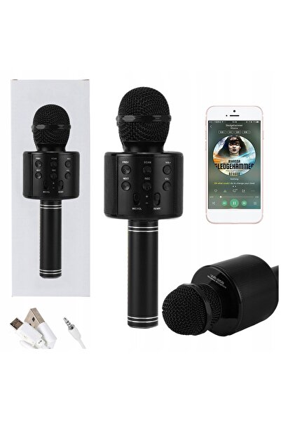 Stator Microfon wireless, boxă Bluetooth karaoke pentru copii, player USB