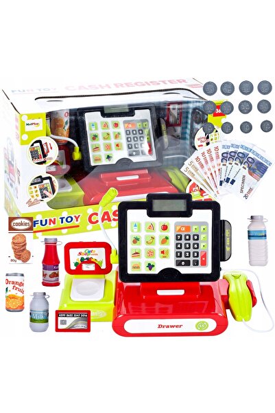 Stator Casă de marcat pentru copii Calculator Cântar de bani Accesorii pentru...