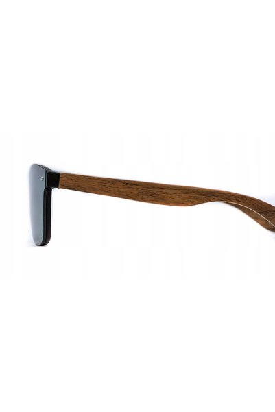 NO BRAND Ochelari de soare din lemn Barcur pentru bărbați, cu protecție polar...