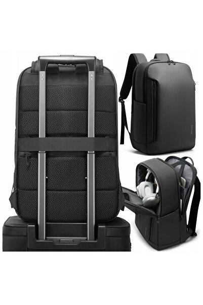 NO BRAND Rucsac Bange pentru laptop de până la 15.6 inch, 20-40 L, Negru