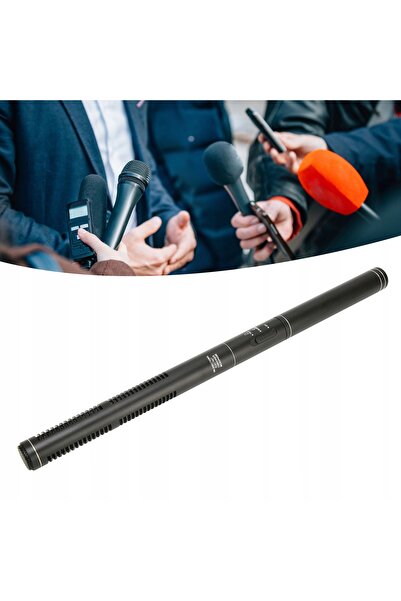 NO BRAND Microfon condenser profesional tip shotgun pentru camere DSLR