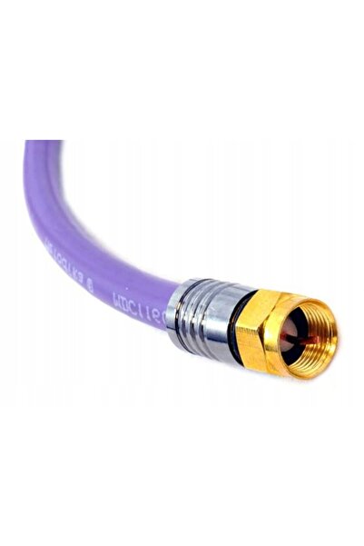 NO BRAND Cablu de semnal cu mufă BNC - mufă F, OFC Melodika Mdfbn170 Purple R...