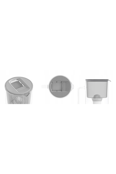 NO BRAND Wessper WES202-GR Carafă cu filtru din sticlă gri de 3l, 1x filtru a...