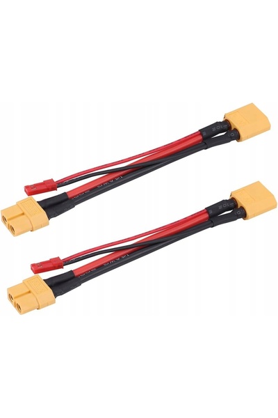NO BRAND Set adaptoare Xt60 tată-mamă cu mufă Jst - Cablu RC 14AWG + Jst 22AWG
