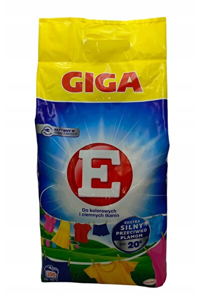NO BRAND Detergent pudră E 5.5 kg 100 spălări pentru țesături colorate și înc...