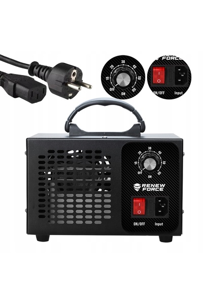 NO BRAND Ozonator Generator de ozon 48.000 mg/h cu Temporizator, Puternic și ...