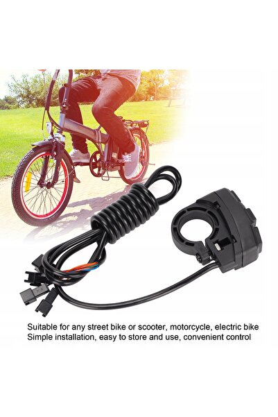 NO BRAND Comutator ghidon motocicletă Dk336, comutator 3 în 1 cu claxon
