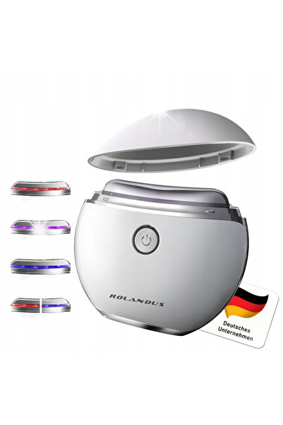 NO BRAND Aparat de masaj facial EMS Gua Sha Rolandus cu terapie LED, vibrații...