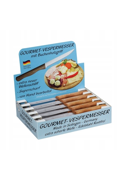 NO BRAND Cuțit Zassenhaus pentru carne, fag, 12 cm