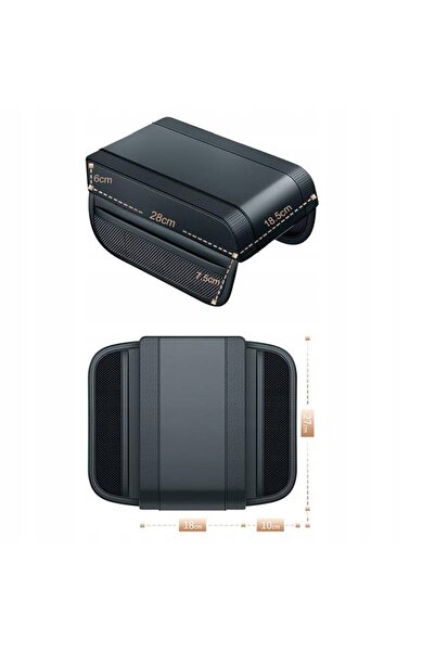 NO BRAND Pernă moale pentru cotieră - Negru