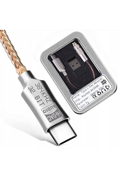 NO BRAND Dac Betune Amplificator de semnal audio 384 Khz 32 Biți Usb-C