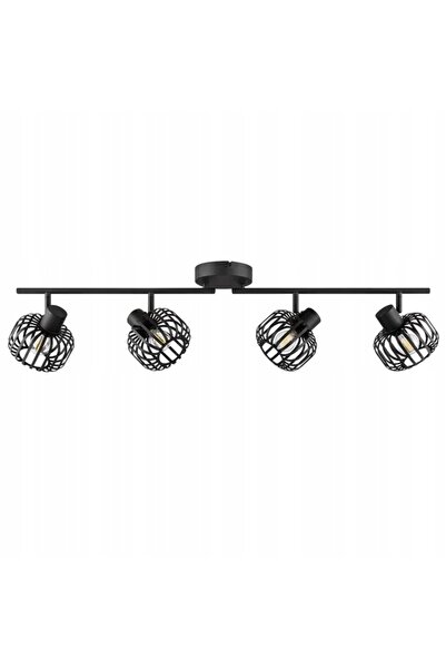 NO BRAND Aplică de perete Inspire Pecan Negru 4 X E14