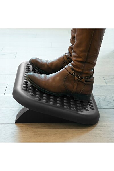 NO BRAND Suport ergonomic pentru picioare Navaris, reglare înclinație 0-15 gr...