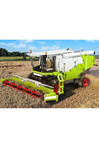 NO BRAND Mould King Combină agricolă cu telecomandă 1347El Blocuri de constru...