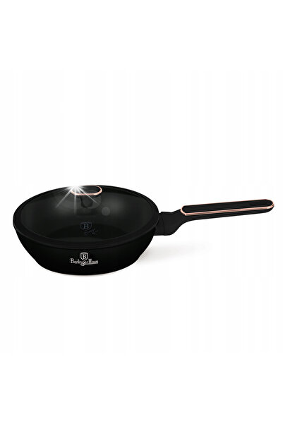 NO BRAND Tigaie adâncă cu capac 24 cm Berlingerhaus Bh- 8352 Black Rose