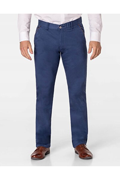 NO BRAND Pantaloni eleganți formali pentru bărbați, din bumbac, tip chinos, V...