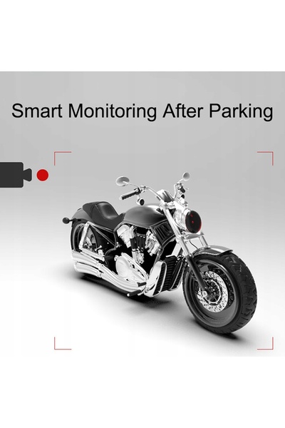 NO BRAND DVR Motocicletă Cameră Duală Față și Spate HD IP67 Multifuncțional