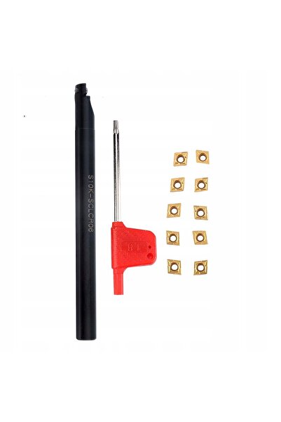 NO BRAND Set de scule pentru strung 10 bucăți Ccmt060204-Hm + Plăcuțe
