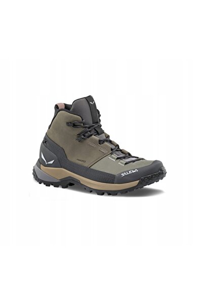 Salewa Puez Leather Mid Ptx Pantofi de trekking pentru femei, maro, UK_5_38