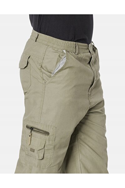 NO BRAND Pantaloni cargo călduroși pentru bărbați, căptușiți cu fleece 1160-3...
