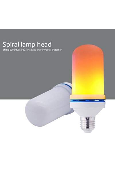NO BRAND Bec LED cu efect de flacără E27 pentru Candelabru, Lumină de Grădină