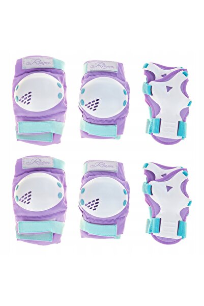 NO BRAND Raven Kit Cască Essto Mint m + Protecții Verba Violet/Mint m