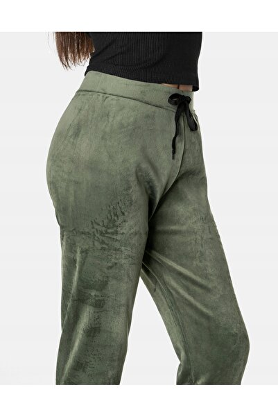NO BRAND Pantaloni de trening călduroși pentru femei, căptușiți cu fleece, de...