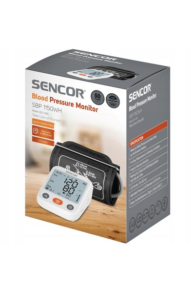 Sencor Tensiometru de umăr SBP 1150WH, ecran LCD, memorare rezultate măsurare...