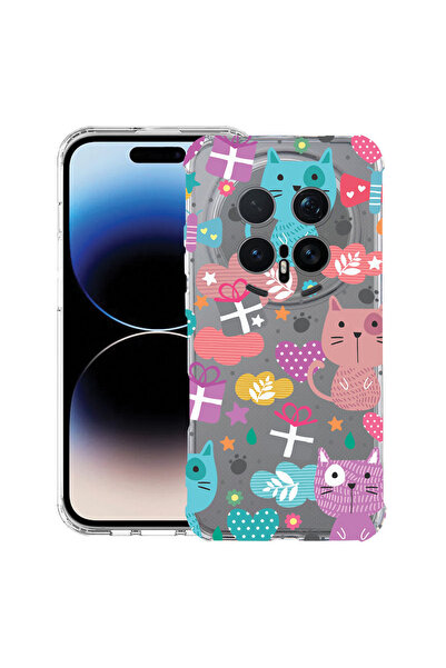 bestcase ®   Αντικραδασμική Θήκη Husa για Honor Magic 8 Pro, Χαριτωμένο Γάτακ...