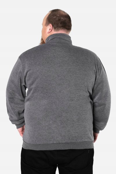 NO BRAND Hanorac sport mare din bumbac, casual, pentru bărbați, cu fermoar 49...