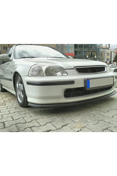 OTO H.İ.T. HONDA CİVİC İES UYUMLU ÖN LİP TAMPON EKİ BODY KİT YUMUŞAK MAT SİYA...