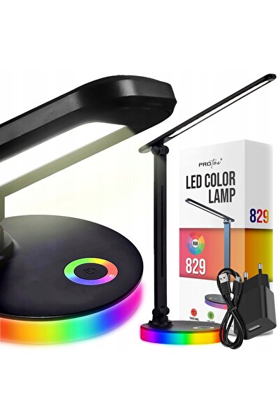 Renew Force Lampă de birou LED RGB Loft Premium Negru Putere de până la 9 W