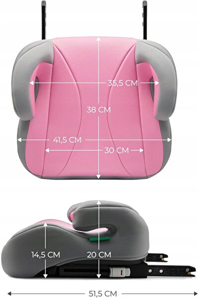 NO BRAND Scaun auto pentru copil 135-150 cm, înălțător ergonomic, până la 36 kg