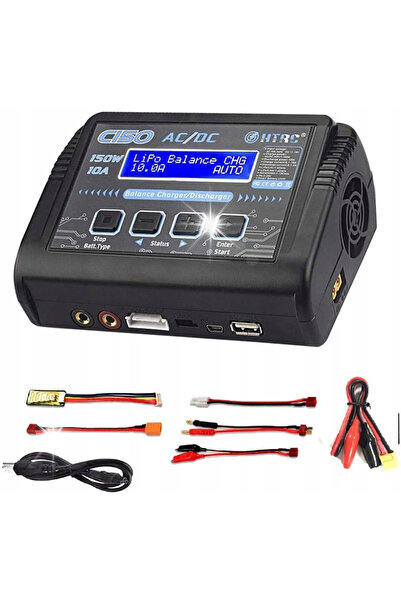 NO BRAND Încărcător Rc Lipo C150 150W 10A pentru baterii de 7.4V 1200mAh, 3.7...