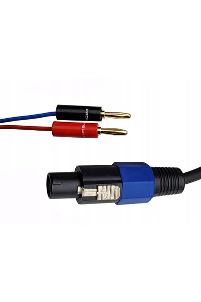 Klotz Cablu de boxe 2,5mm² Speakon - 2xW3 Banana - 1m