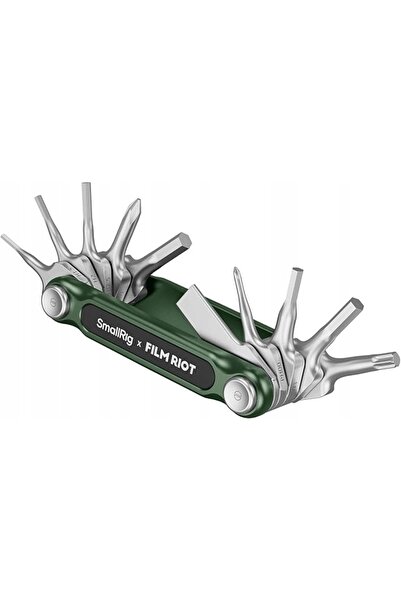 NO BRAND Smallrig 4814 Set de chei multifuncționale pliabile 10-în-1, Verde