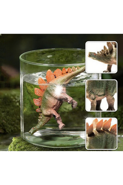 NO BRAND Set mare de dinozauri 45 piese - Figurine dinozauri jucării pentru c...