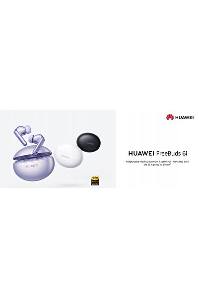 NO BRAND Huawei Freebuds 6I ANC Căști In-Ear Bluetooth 5.3 Albe Wireless