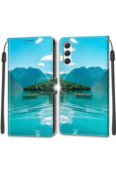 NO BRAND Husă din piele magnetică pentru Samsung Galaxy A34 5G
