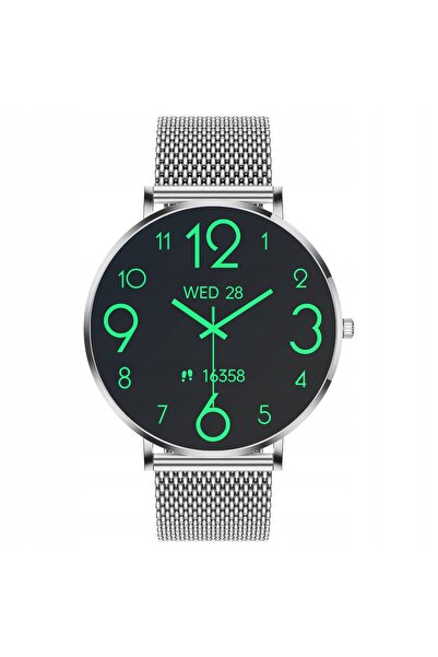 NO BRAND Smartwatch Jg Smart Jgr-T8 Pro Slim Ceas inteligent de damă Argintiu
