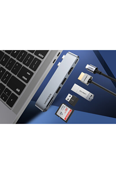 Ugreen ADAPTOR 6 W 2 CM380 HUB USB-C APPLE MACBOOK AIR/PRO