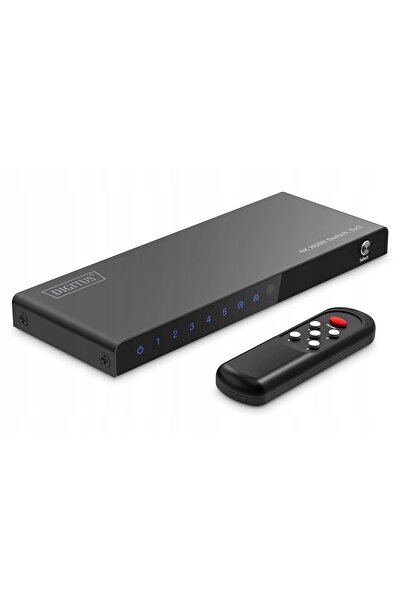 Digitusplus Comutator Digitus HDMI 5X1 4K/60Hz UHD cu HDR, 18 Gbps, HDCP 2.2