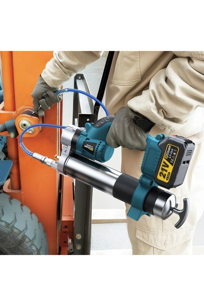 NO BRAND Pistol de gresat electric, cu acumulator, reîncărcabil, 10.000 PSI