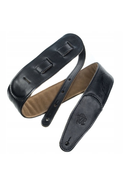 NO BRAND RALI MODERN VINTAGE 05 Curea de chitară cu model frunză, din piele n...