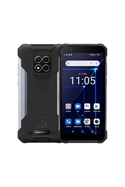 Hammer Smartfon Construction 6/128GB 6 " LTE USB-C 6000mAh Negru