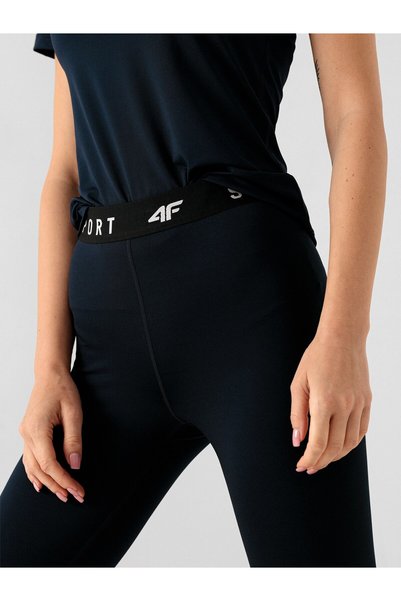 NO BRAND Colanți funcționali pentru femei 4F Workout, mărimea S, Albastru marin