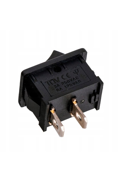 NO BRAND 0-1 Negru 250V 3A,6A 125V, Comutator basculant cu 2 pini Mrs-101