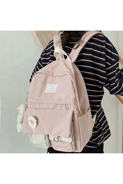 NO BRAND Rucsac școlar pentru adolescentă, mare, A4, la modă